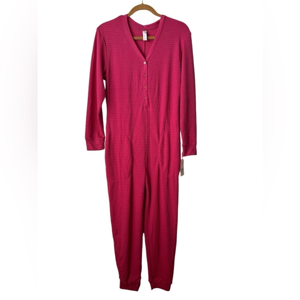 STARS ABOVE Pink Long Sleeves With Pockets S-M 1 PC Loungewear V Neck PJ BNWT